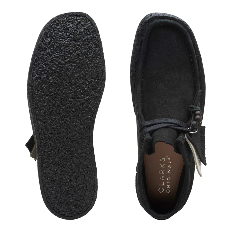 Clarks Womens WallabeeCup Bt Casual Shoes (Black) | Sportpursuit.com