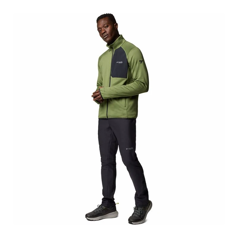 Veste en polaire mixte RAIKOU - Vert - Fermeture éclair en métal - Col