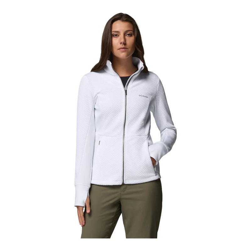 Columbia Womens Roffe Ridge™ Iii Fleece Jacket (White) | Sportpursuit.