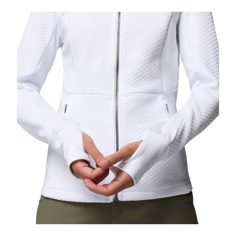 Columbia Womens Roffe Ridge™ Iii Fleece Jacket (White) | Sportpursuit.