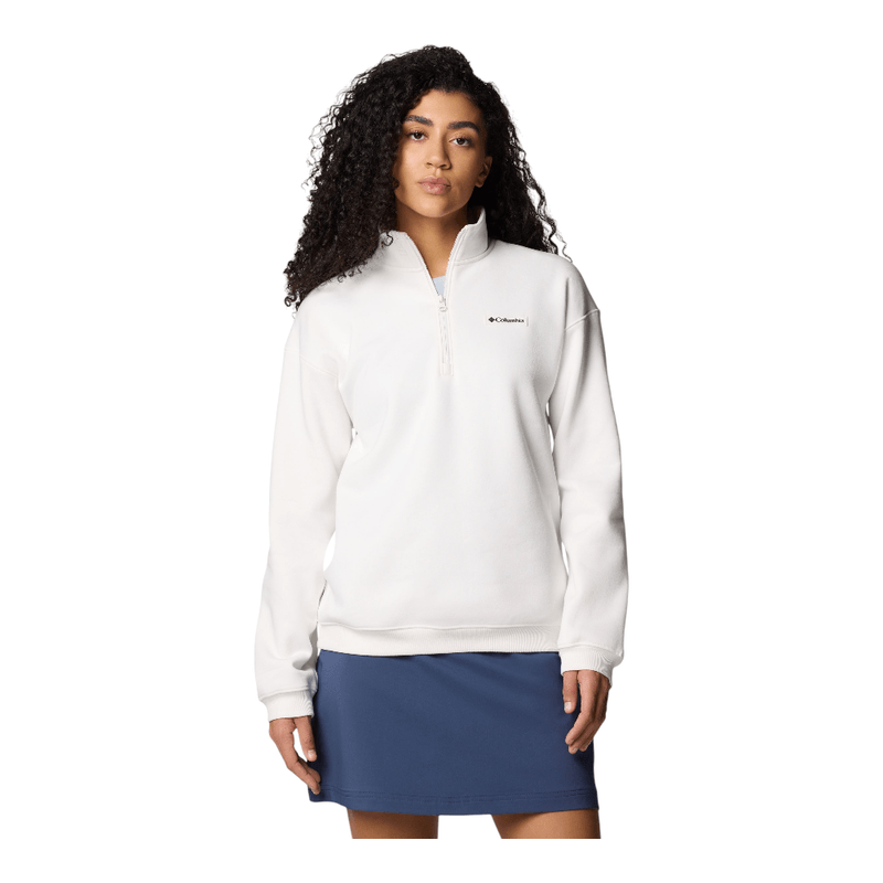 【美品】　THE NORTH FACE 100 The North Face Womens TNF Polartec 100 1/4 Zip Pullover (Gardenia Whit