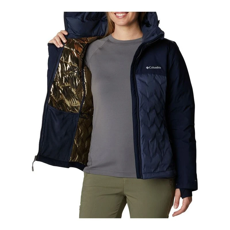 Columbia Womens Grand Trek Down II Jacket (Blue) | Sportpursuit.com