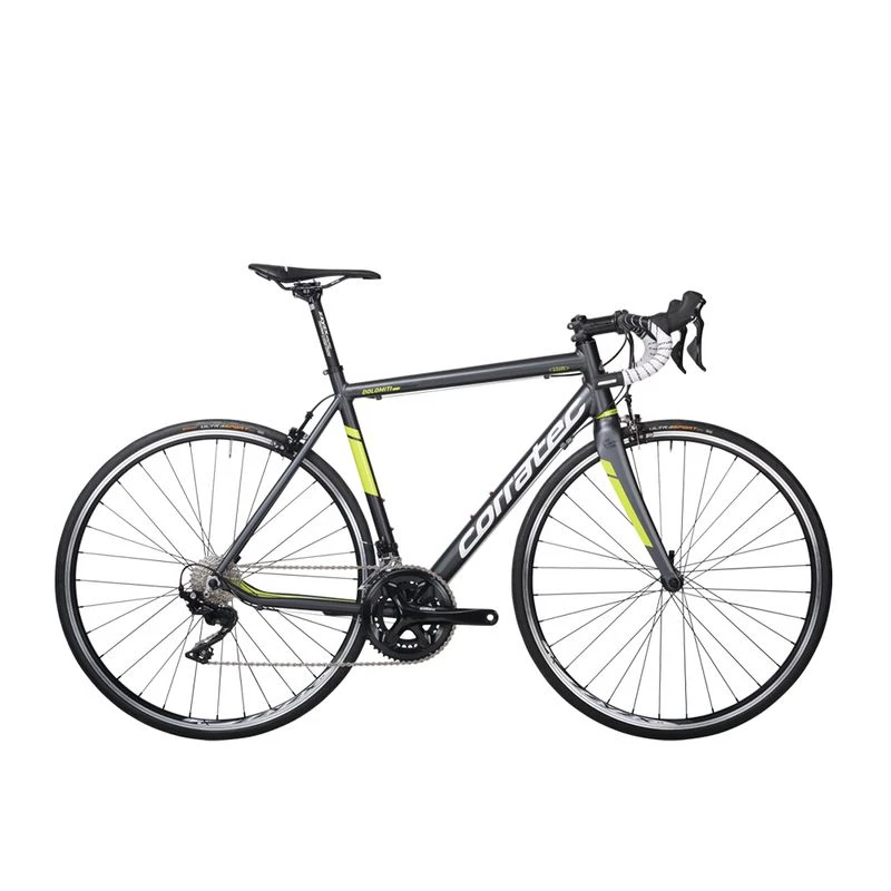 Corratec Dolimiti Elite Road Bike (Black/Green/White) | Sportpursuit.c