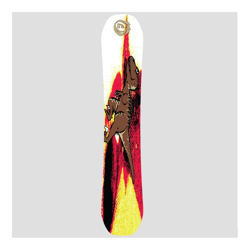 K2 Snowboarding Mens Morrow Todd Richards Dinosaur Ltd Snowboard (Mult