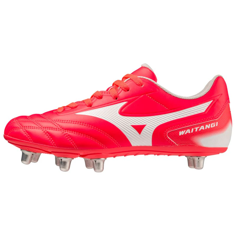 Mizuno Mens Waitangi II CL Rugby Boots (Pink) | Sportpursuit.com