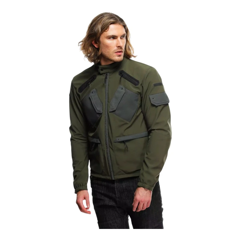 Dainese Mens Lario Tex Jacket (Green) | Sportpursuit.com