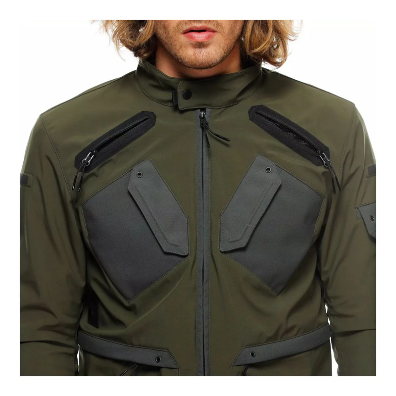 Dainese Mens Lario Tex Jacket (Green) | Sportpursuit.com