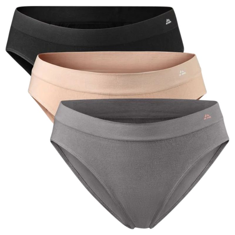 DANISH ENDURANCE Onzichtbare Hipsters voor Dames, Naadloos, 5-pack, Beige, S