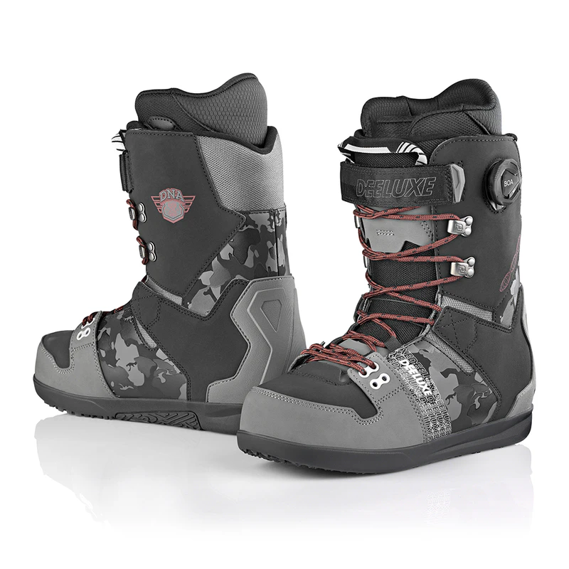 Deeluxe Mens D.N.A Pro Freestyle Snowboard Boots (Grey) | Sportpursuit