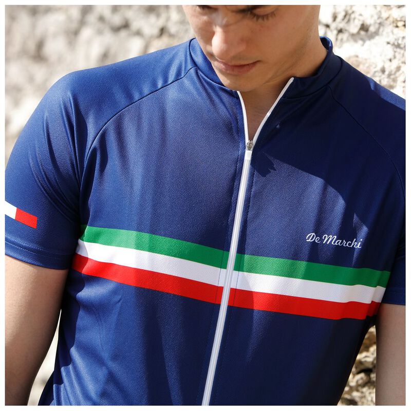 De Marchi Mens Italy Jersey (Navy) ☆新品未使用☆ De Marchi PT