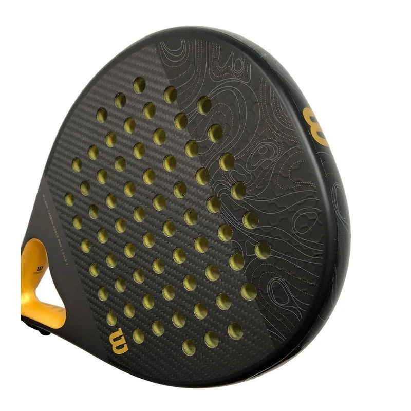 Raquette Padel Wilson Carbon Force Pro Gold LTD – Contrôle & Puissance Pour Joueurs Intermédiaires