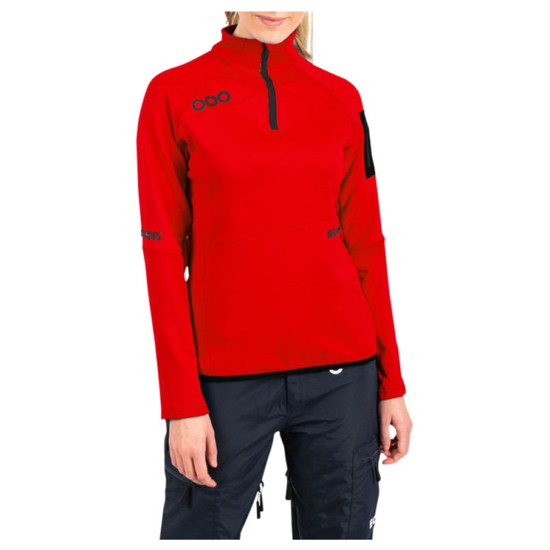 Rapha Womens Pro Team Training LS Jersey (Deep Red/Rusty Red) | Sportp
