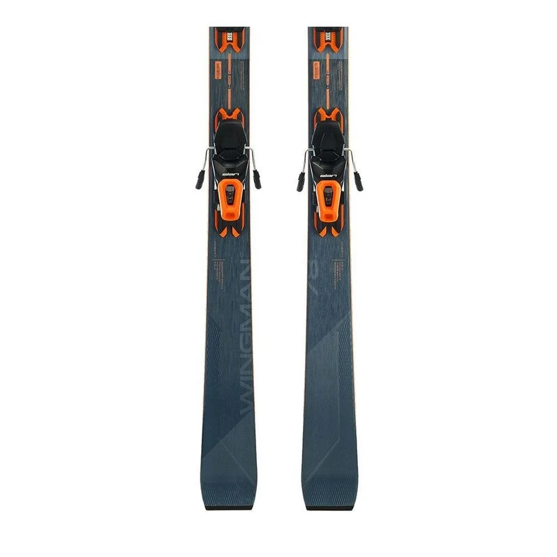 Elan Mens Wingman 78 C Powershift + EL 10.0 GW Skis (Blue/Orange) | Sp