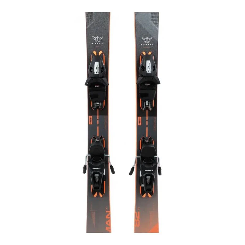 Elan Wingman 82 TI Alpine Ski Pack (Black/Orange) | Sportpursuit.com