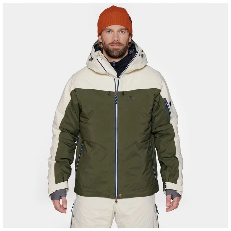 Elevenate Mens St Moritz Ski Jacket (Gray Green) | Sportpursuit.com