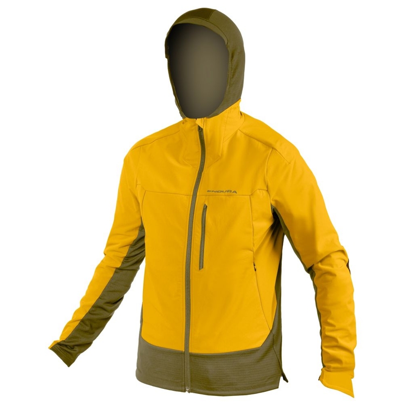 Gorewear Mens R3 Partial GWS Windproof Jacket (Neon Yellow/Black) | Sp