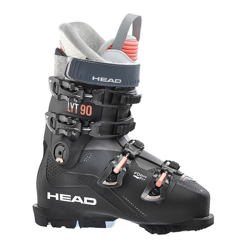 Head Mens Edge LYT 90 HV Ski Boots (Black/White) | Sportpursuit.com
