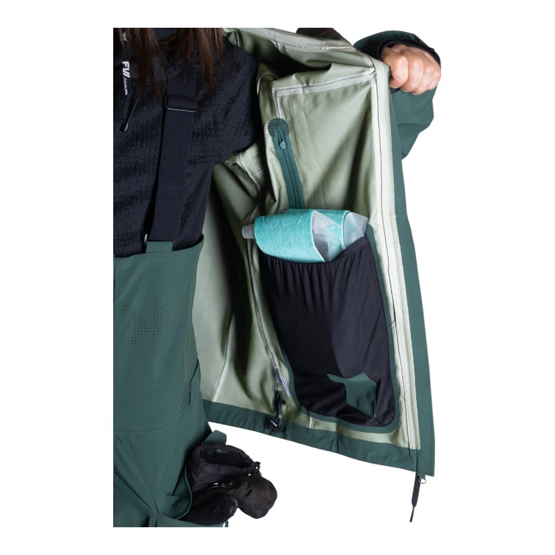 FW Apparel Mens Manifest Tour Lightweight 3L Ski Jacket (Green) | Spor