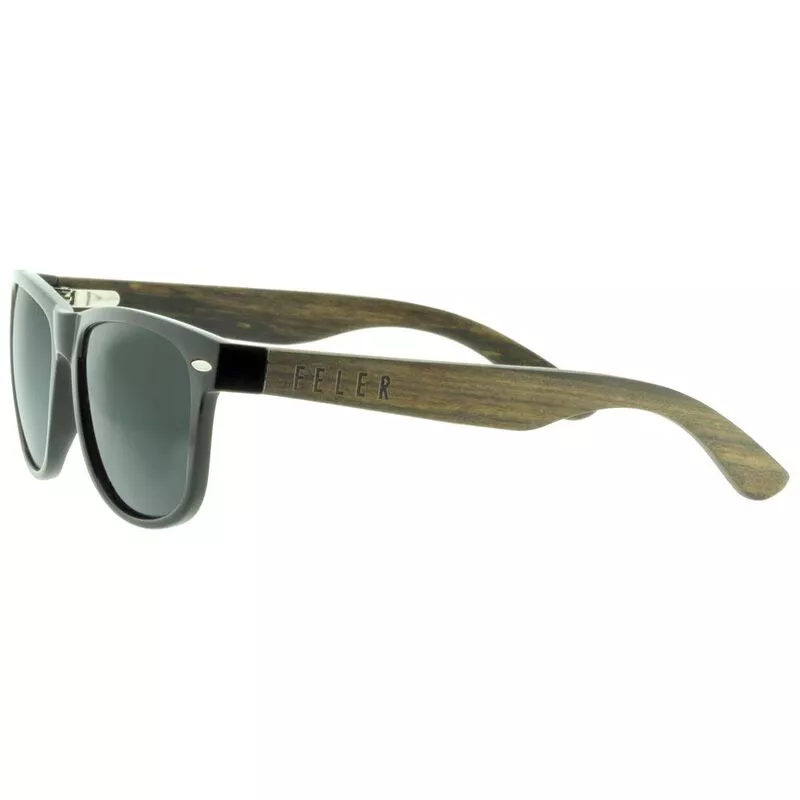 Feler Regular Hibrid Polarised Sunglasses (Black/Black Smoke) | Sportp