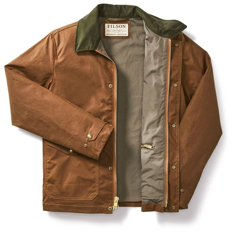 Filson Mens Short Mile Marker Jacket (Tobacco) | Sportpursuit.com