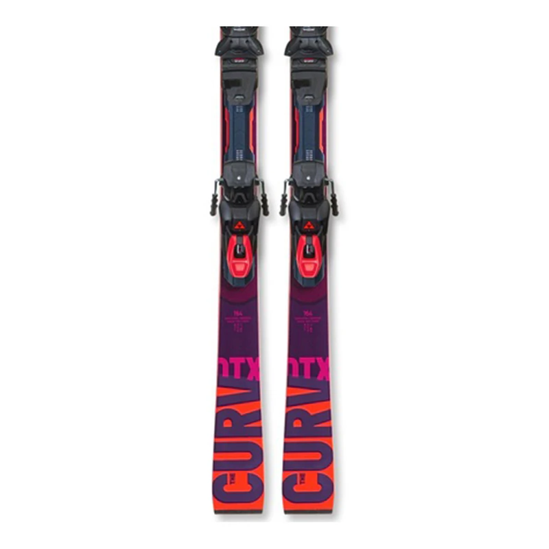 Fischer The Curv DTX MT + Fixation RSX Z12 PR Slope Ski Pack (Purple/O