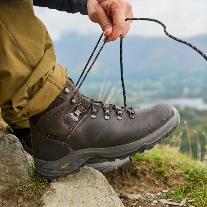 botte de travail cousue à la main avec semelle en caoutchouc Vibram