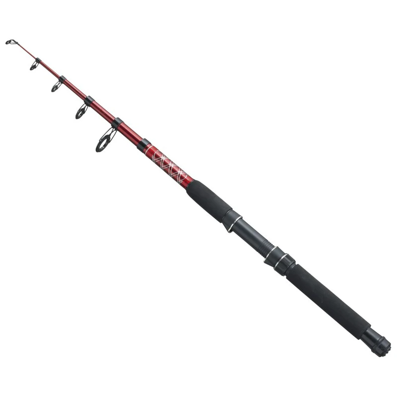 Rod Sport Fladen 2.4m Telescopic RedStick 25-50g Fishing Rod (Black/Red) | Sport