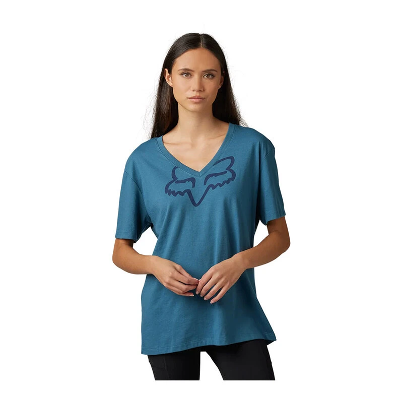 Fox Womens Boundary T-Shirt (Grey) | Sportpursuit.com