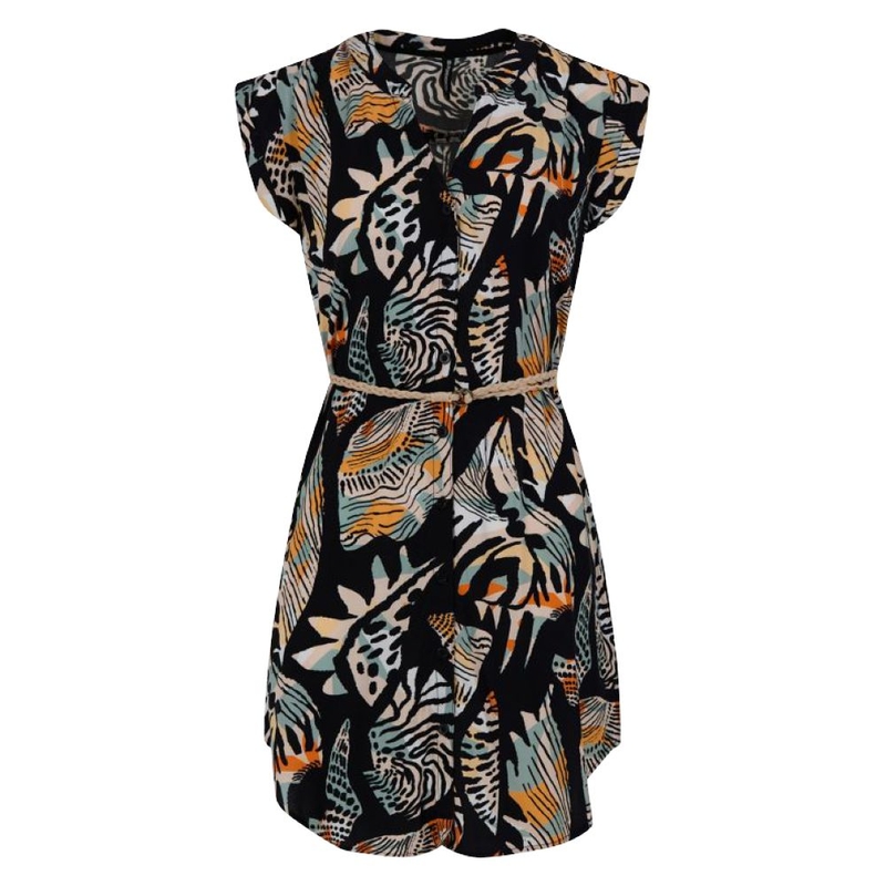 knee length dresses for ladies Sherpa Women's Padma Wrap Dress – Weekendbee main image 1