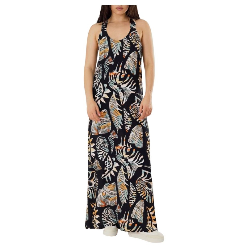 Sherpa Womens Padma Wrap Dress (Alloy Floral) | Sportpursuit.com