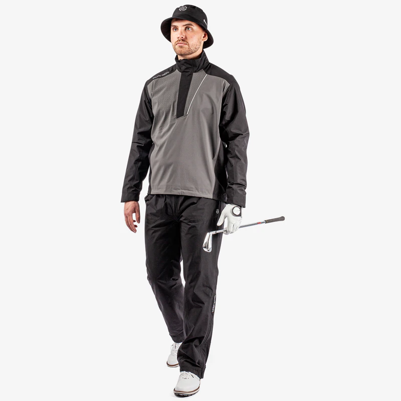 Galvin Green Mens Axley Waterproof Jacket (Black/Forged Iron) | Sportp