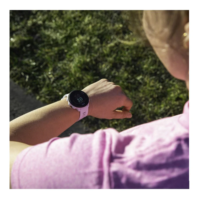 Garmin Garmin Forerunner 55 Stone White/Black | Sportpursuit.com