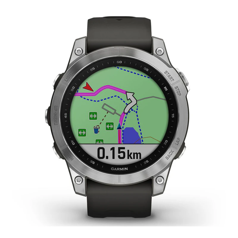 Garmin fenix 7 Standard Edition Sports Watch (Graphite/Silver) | Sport