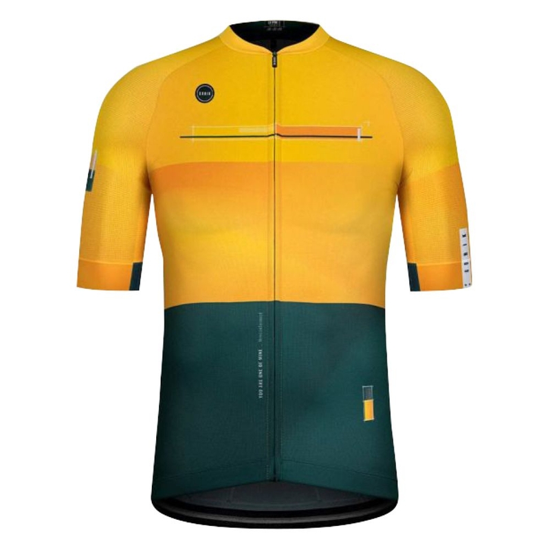Rapha Mens Pro Team Crit Jersey (Chartreuse/Gecko Yellow) | Sportpursu