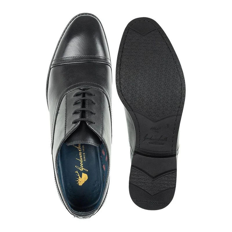Goodwin Smith Mens Lewisham Shoes (Black) | Sportpursuit.com