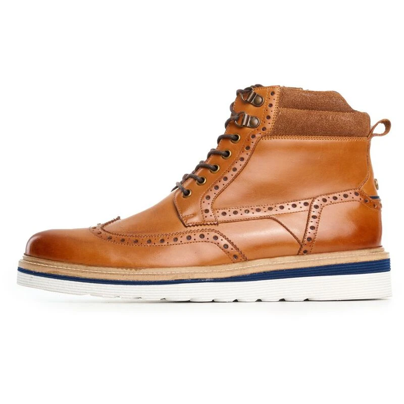 Goodwin Smith Mens Linton Brogue Boots (Tan) | Sportpursuit.com