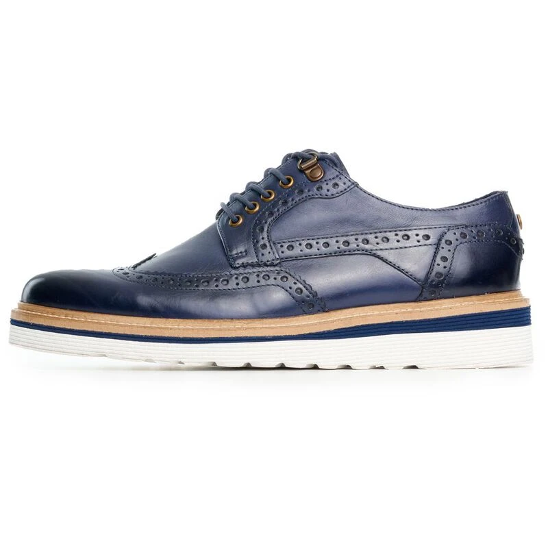 Goodwin Smith Mens Ripley Brogue Shoes (Navy) | Sportpursuit.com