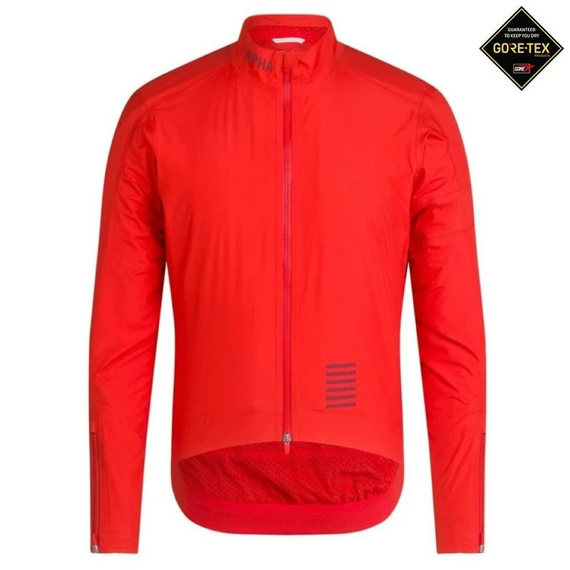 Rapha Mens Pro Team Insulated Jacket (Red/Dark Red) | Sportpursuit.com