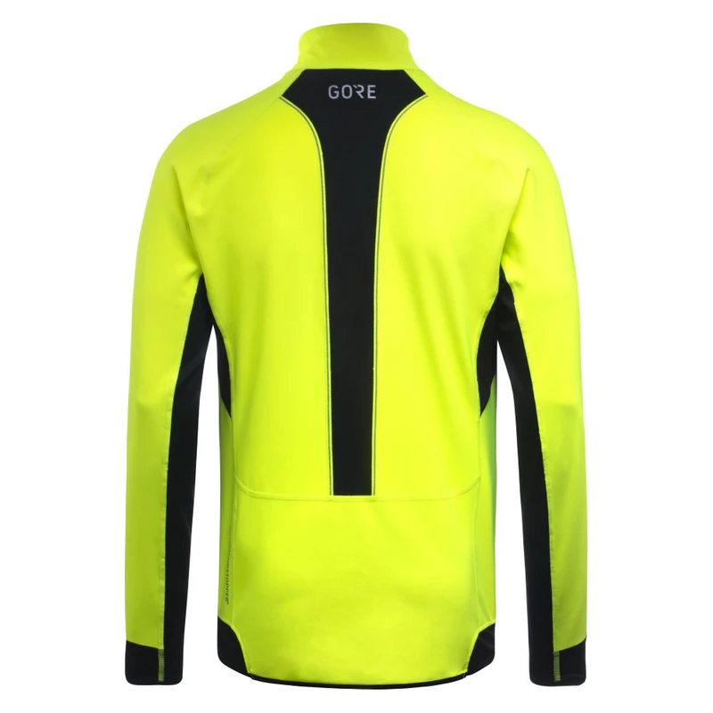 Gorewear Mens R3 Partial GWS Windproof Jacket (Neon Yellow/Black) | Sp