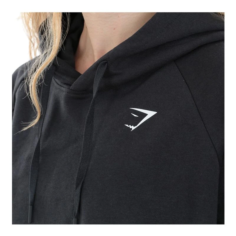 Pull Femme Gymshark Breeze Noir - Capuche, Manches Longues - Taille S - NEUF étiqueté