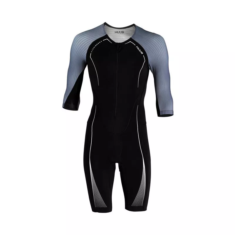 Huub Mens Archimedes Long Course Suit Trisuit (Charcoal/Black) | Sport