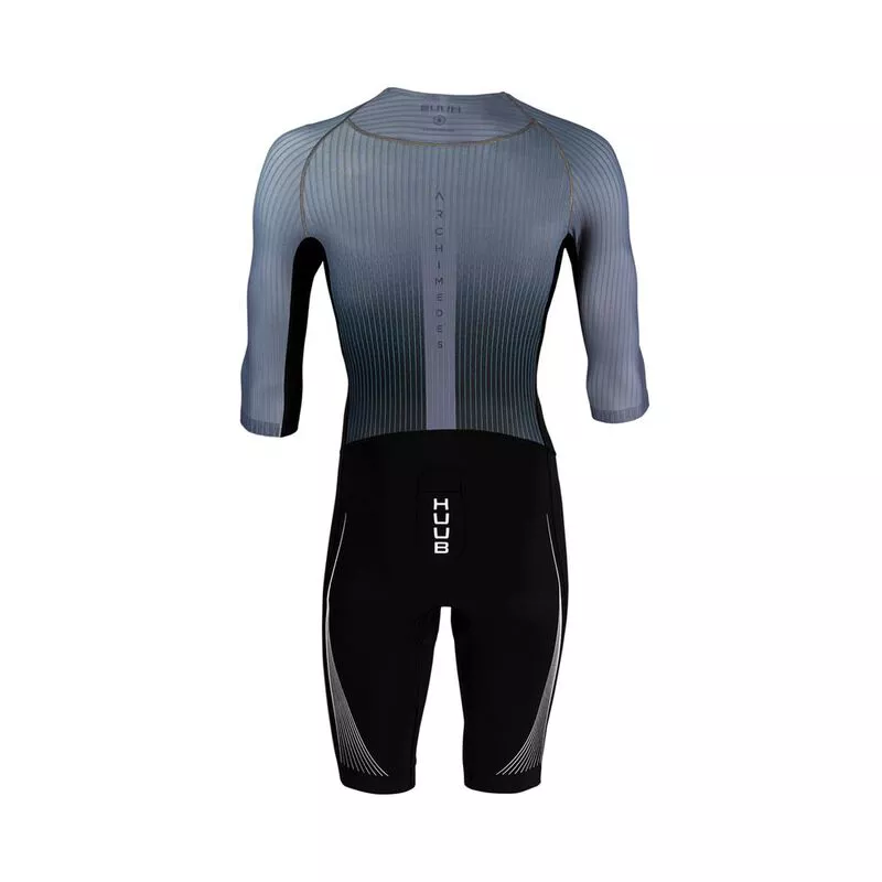 Huub Mens Archimedes Long Course Suit Trisuit (Charcoal/Black) | Sport