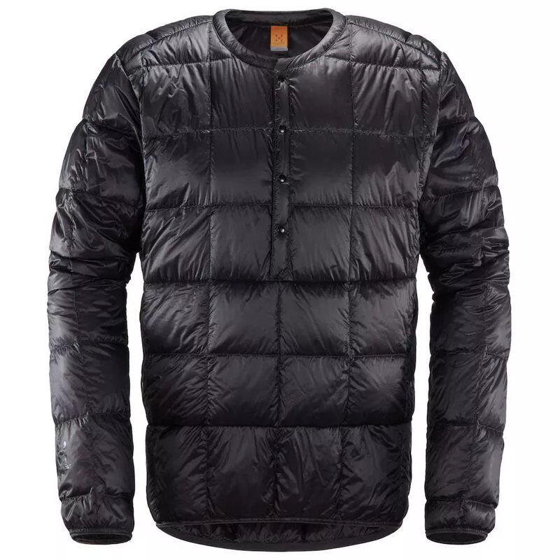 Haglöfs Mens Milsbo Down Pullover (Slate) | Sportpursuit.com