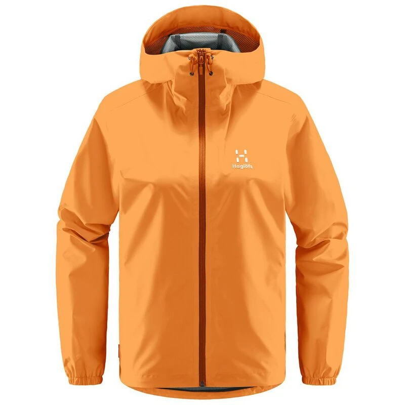 Haglöfs Womens Buteo Waterproof Jacket (Soft Orange) | Sportpursuit.co