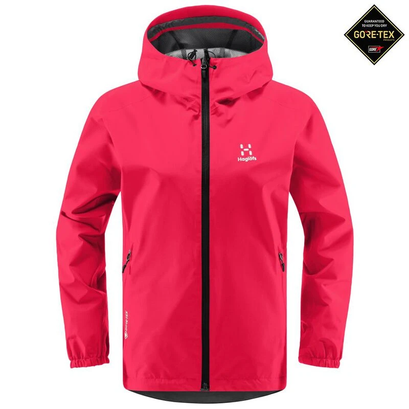Haglöfs Womens Chaos GTX Waterproof Jacket (Scarlet Red) | Sportpursui