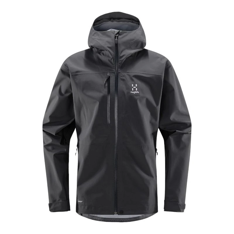 Haglofs Mens Front Proof Jacket (Grey) | Sportpursuit.com
