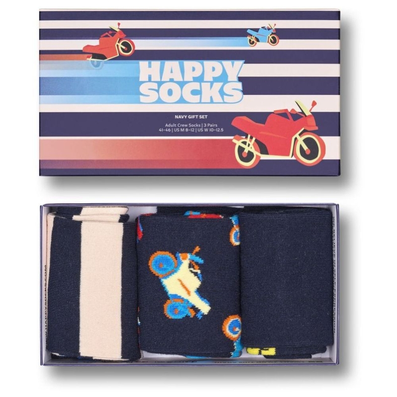 Happy Socks Kids 4-Pack Mask Gift Set | Cadeautip | Kindersokken - P001731 Happy Socks Kids 4-Pack Mask Gift Set | Cadeautip | Kindersokken - P001731