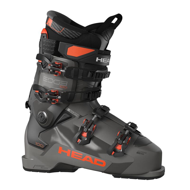HEAD EDG 100 スキー靴 グレー/レッド Head Mens Edge 100 Ski Boots (Anthracite/Red) | Sportpursuit.com
