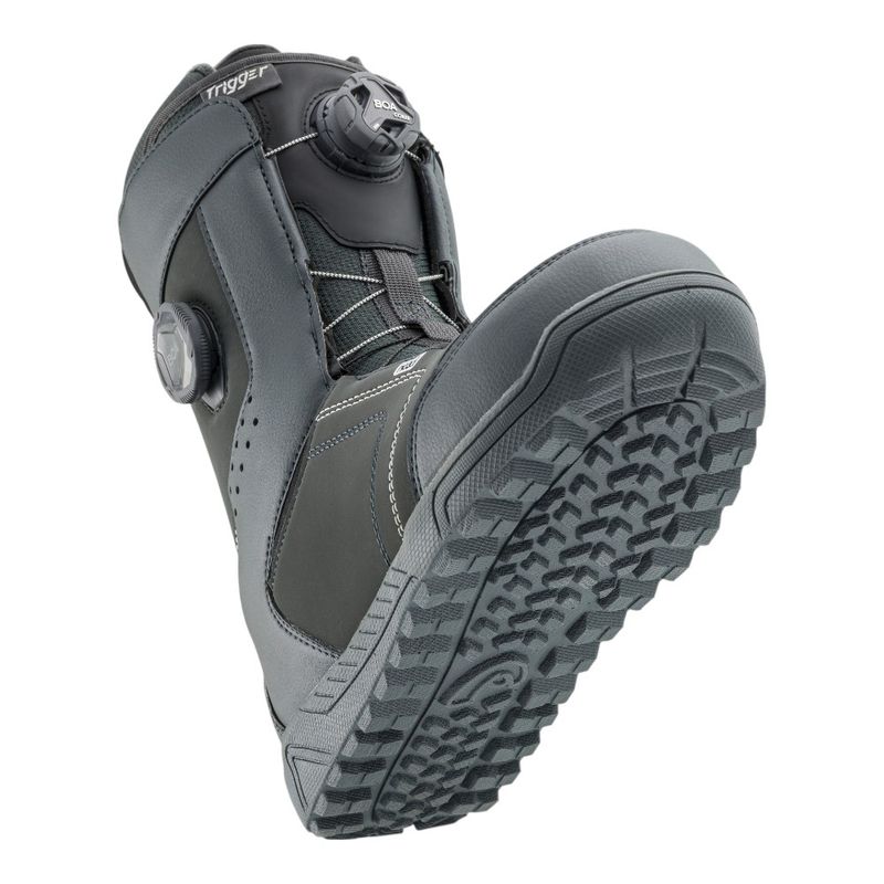 スノーボード HEAD TRIGGER LYT BOA FOCUS charcoal Head Mens Trigger LYT Boa Focus Snowboard Boots (Charcoal