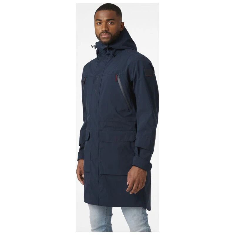 Helly Hansen Mens RWB Spring Rain Jacket (Navy) | Sportpursuit.com